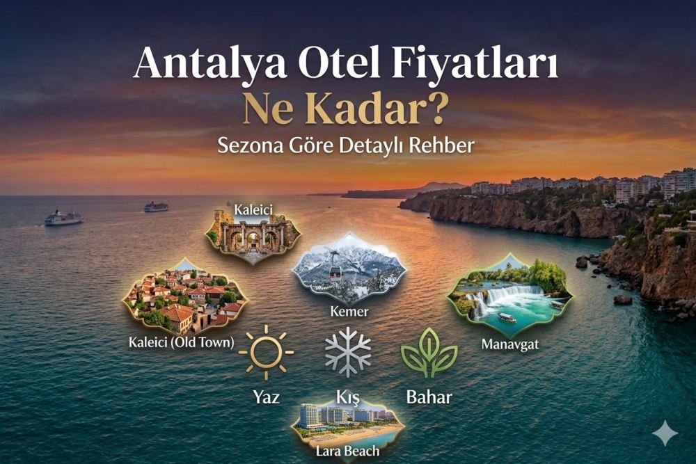 Antalya Otel Fiyatları Ne Kadar? Sezona Göre Detaylı Rehber 2026