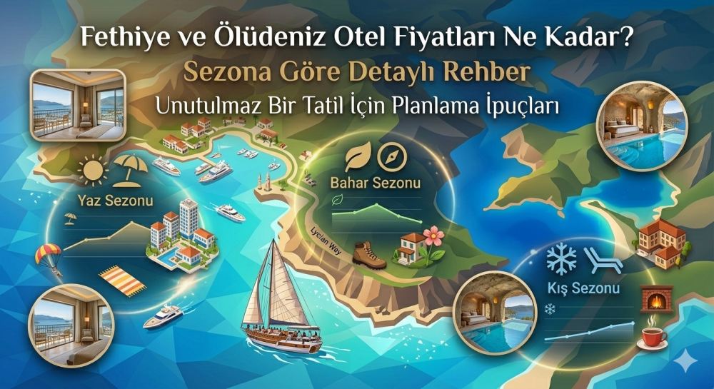 Fethiye ve Ölüdeniz Otel Fiyatları Ne Kadar? Sezona Göre Detaylı Rehber 2026