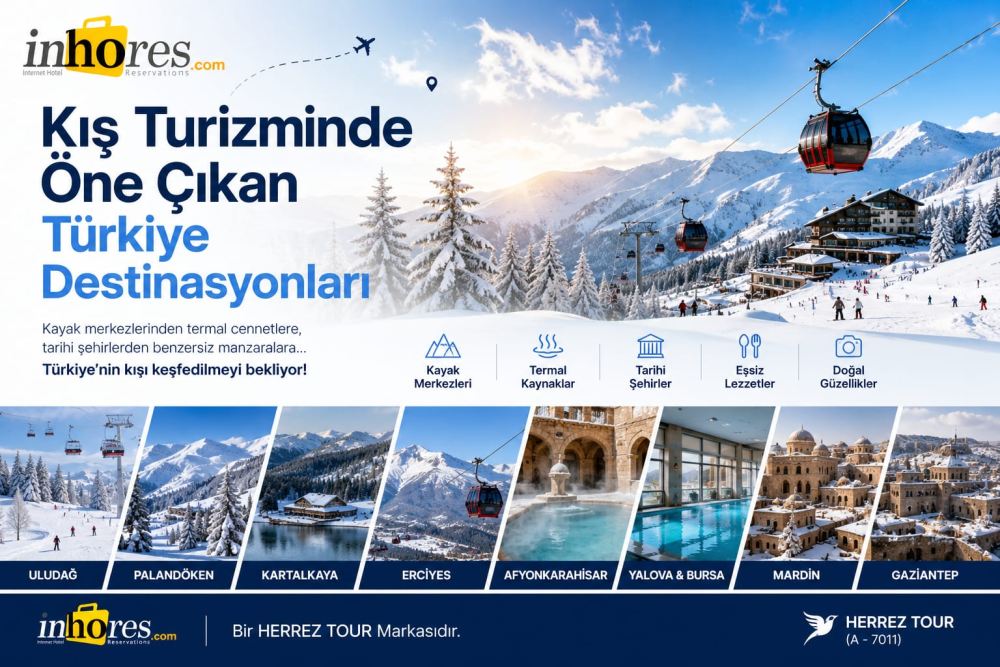 Kış Turizminde Öne Çıkan Türkiye Destinasyonları