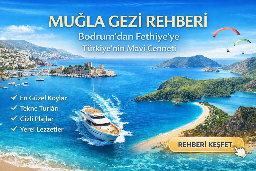 Muğla Gezi Rehberi : Bodrum’dan Fethiye’ye Türkiye’nin Mavi Cenneti