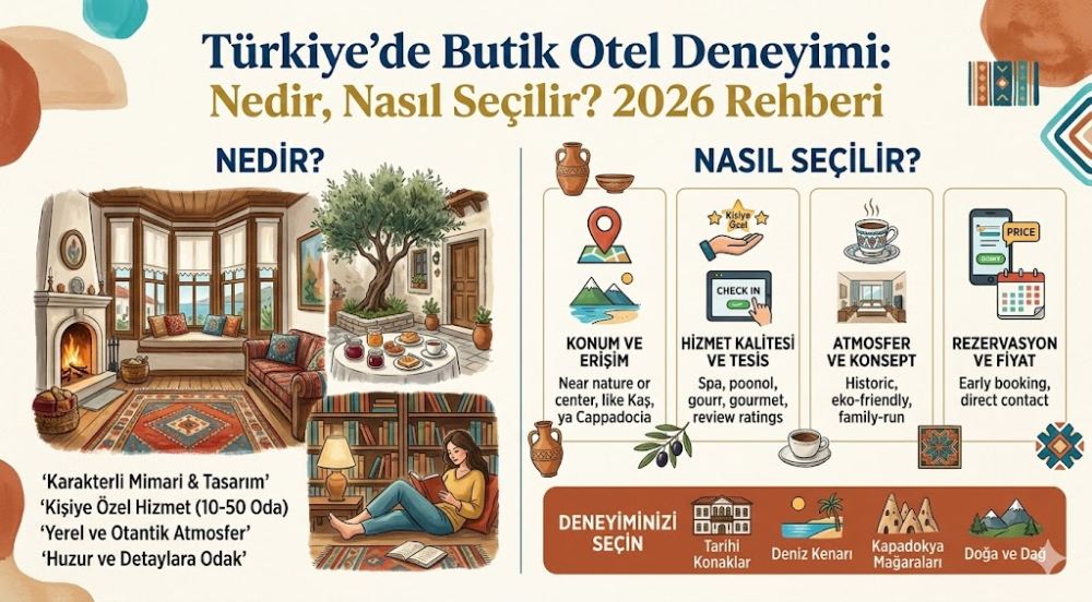 Türkiye’de Butik Otel Deneyimi: Nedir, Nasıl Seçilir?