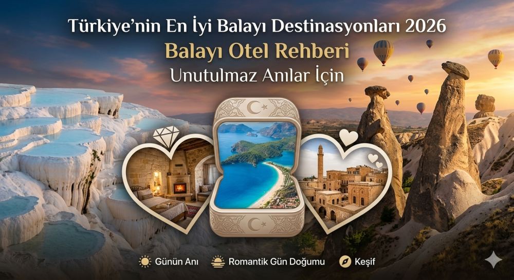 Türkiye’nin En İyi Balayı Destinasyonları 2026
